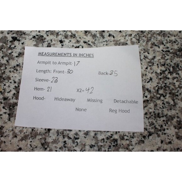 LL Bean Meridian Rain Coat Full Zip Nylon Black Size XXS - Picture 12 of 12